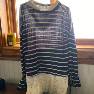 Long sleeve shirt. Size small. Doe & Rae brand